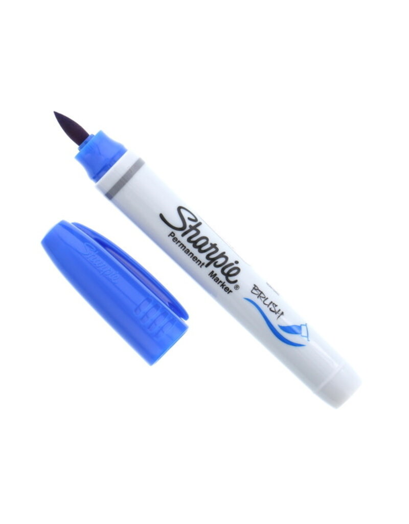 Sharpie Brush Tip Marker Blue