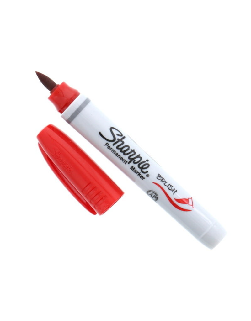 Sharpie Brush Tip Marker Red