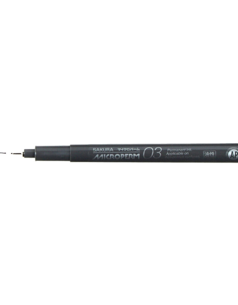 Microperm Permanent Pens (Black) 0.35mm