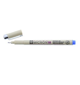 Sakura Pigma Micron Pen, .50 mm, Blue 08