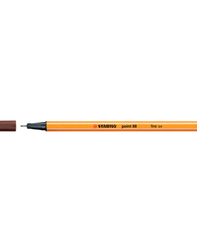 Stabilo Point 88 Pens Brown