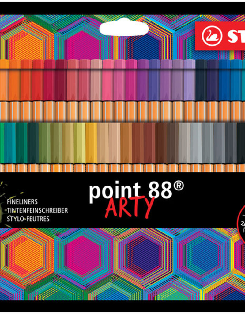 Stabilo Point 88 Pen Set-  Arty 65 Piece