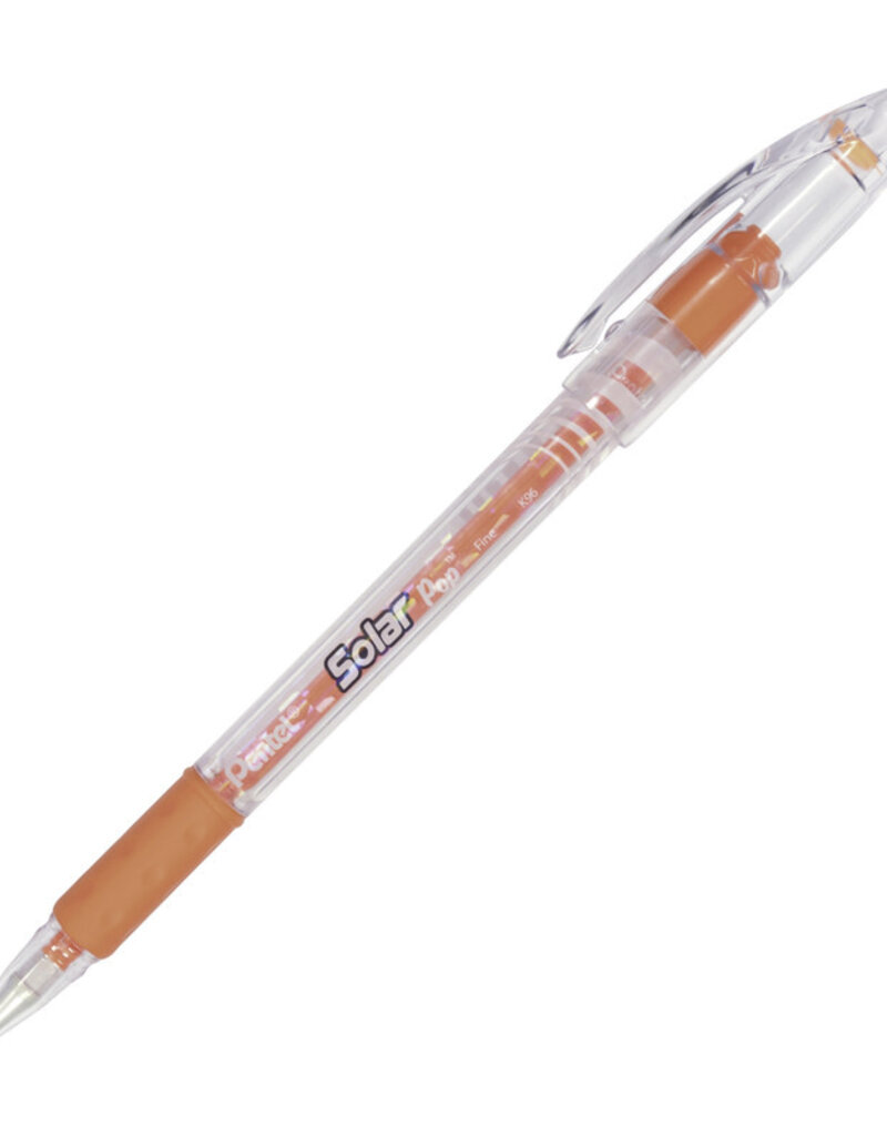 Solar Pop Gel Pen (0.6mm) Orange Neon