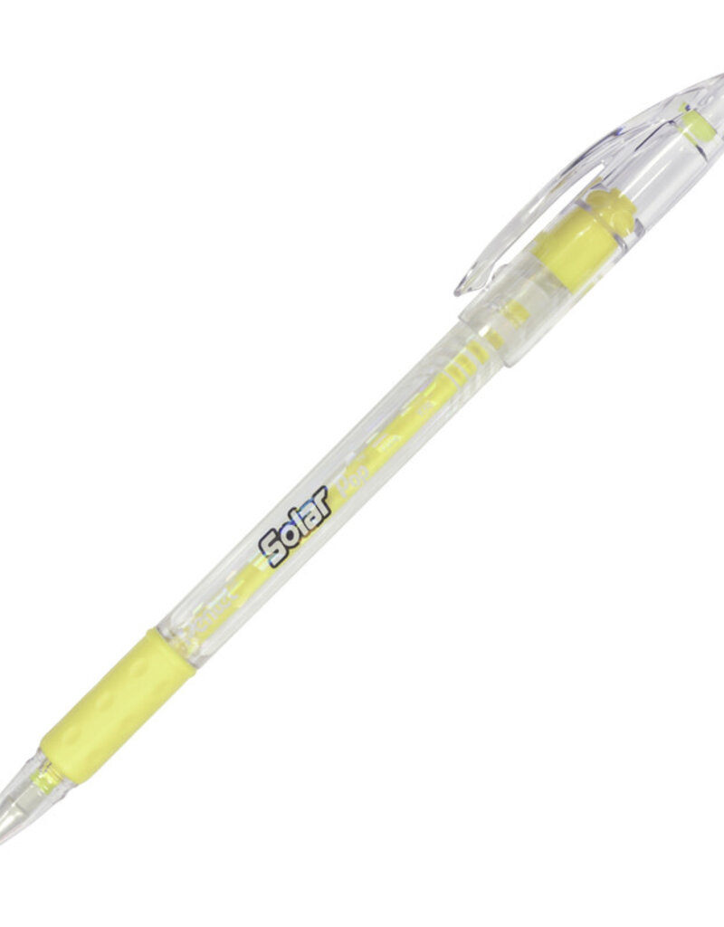 Solar Pop Gel Pen (0.6mm) Yellow Neon