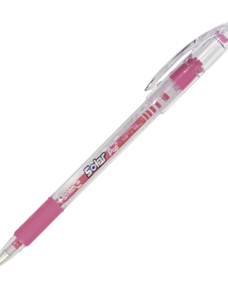Solar Pop Gel Pen (0.6mm) Pink Neon