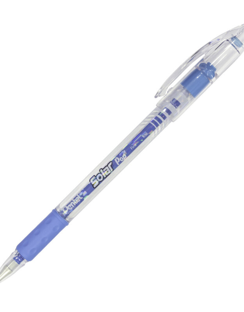Solar Pop Gel Pen (0.6mm) Sky Blue Neon