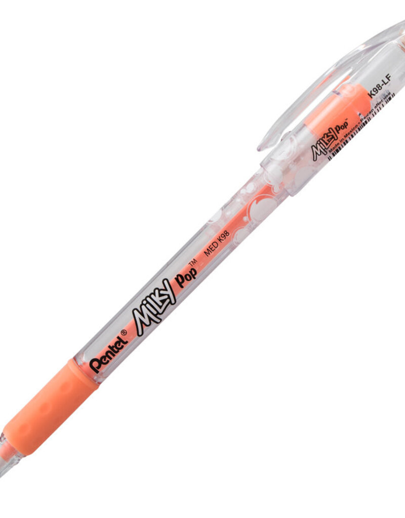 Milky Pop Gel Pen (0.8mm) Orange Pastel