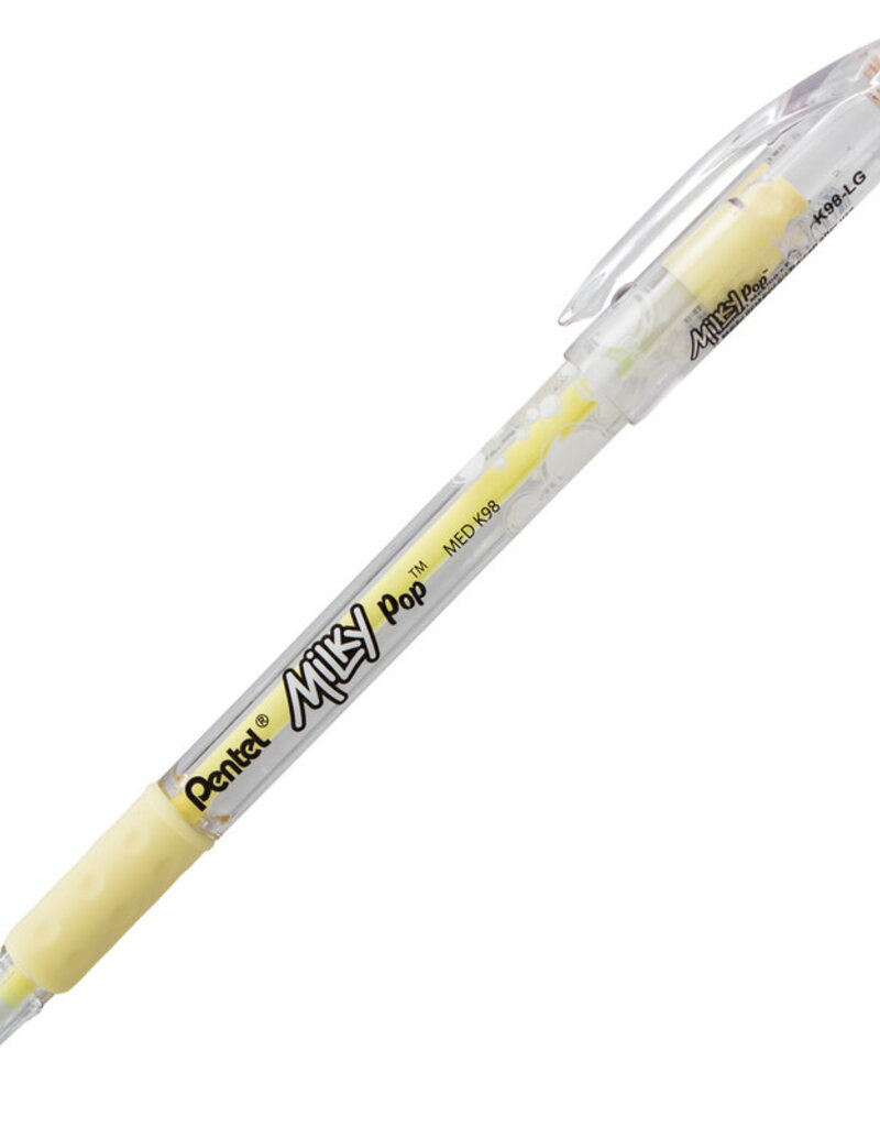 Milky Pop Gel Pen (0.8mm) Yellow Pastel