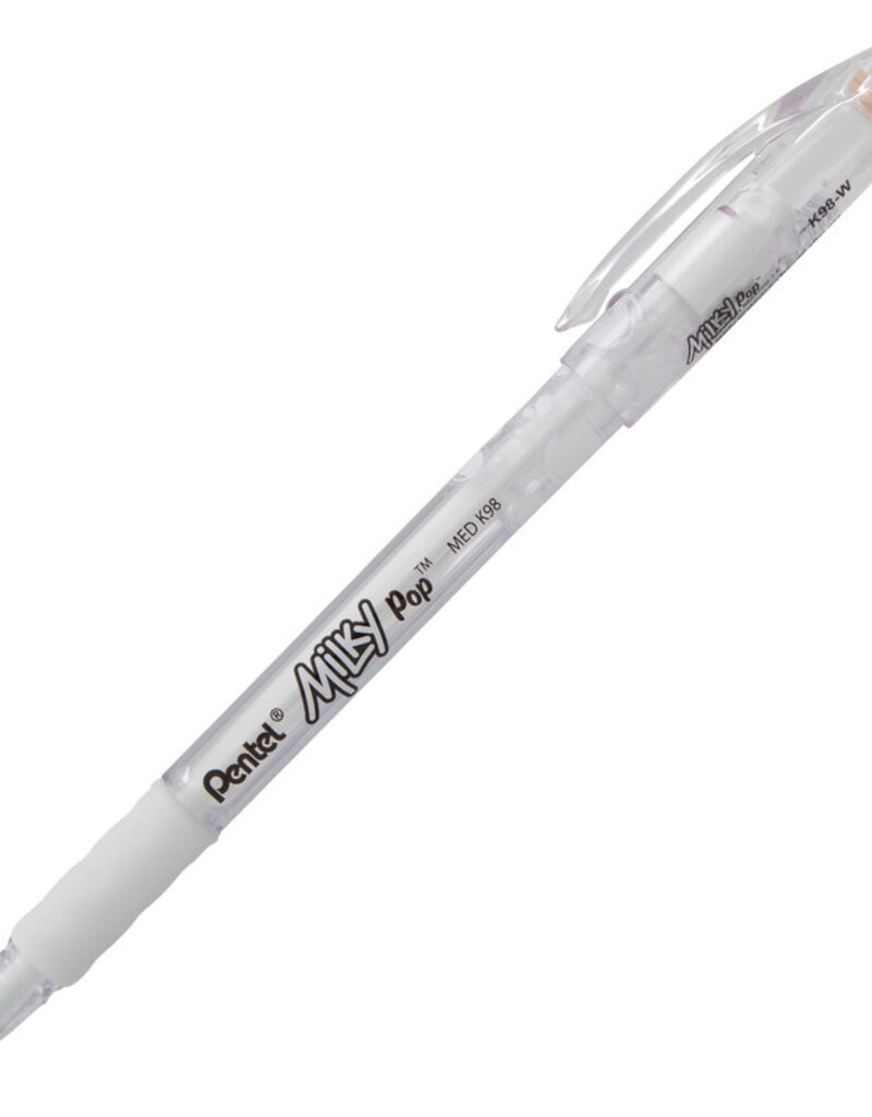 Milky Pop Gel Pen (0.8mm) White Pastel