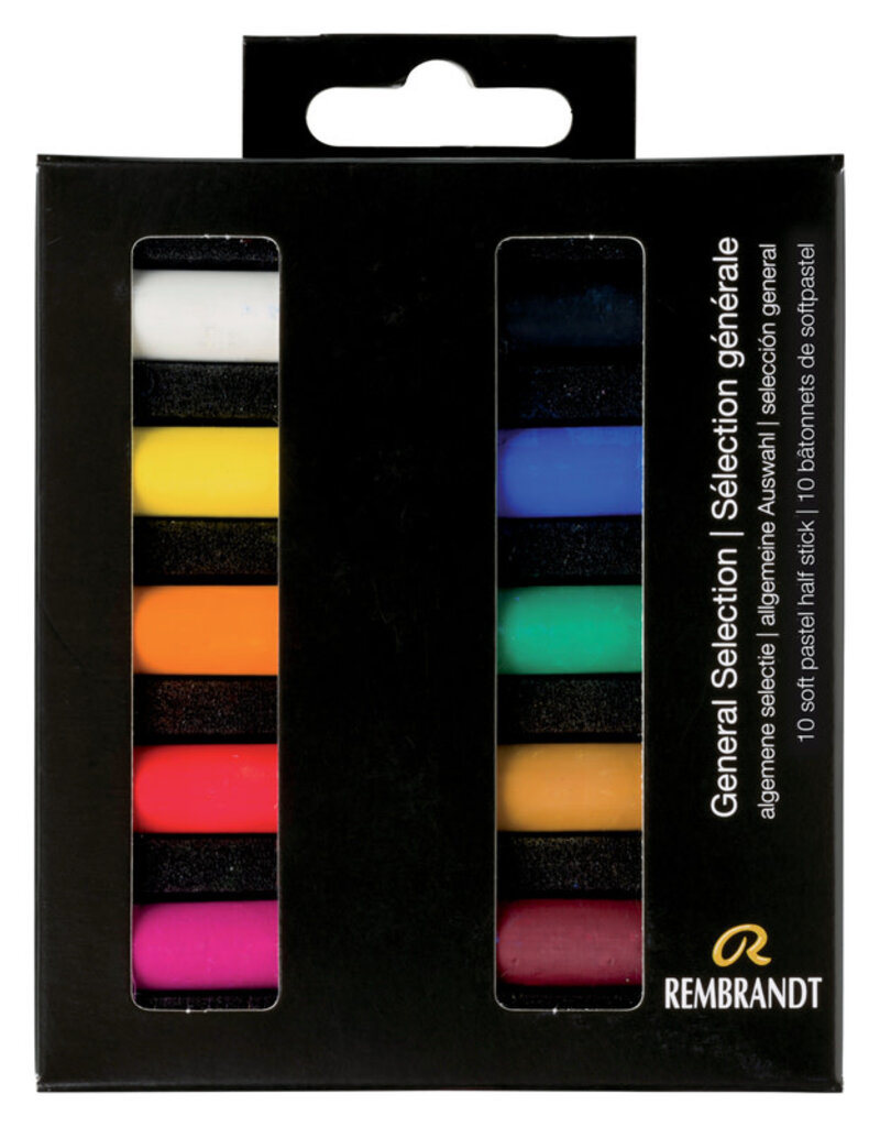 Rembrandt Pastels Half Stick Sets (10pcs) General Colors