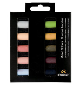 Rembrandt Pastels Half Stick Sets (10pcs) Muted Colors