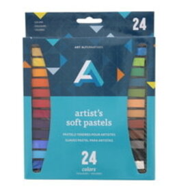 Art Alternatives Artist Soft Pastel Set, 24-Colors