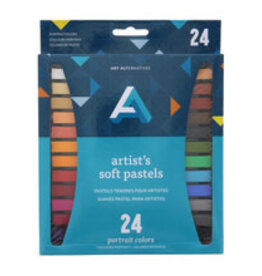 Art Alternatives Artist Soft Pastel Set, 24-Colors, Portrait