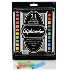Alphacolor Soft Pastel Set of 24 Basic Colors