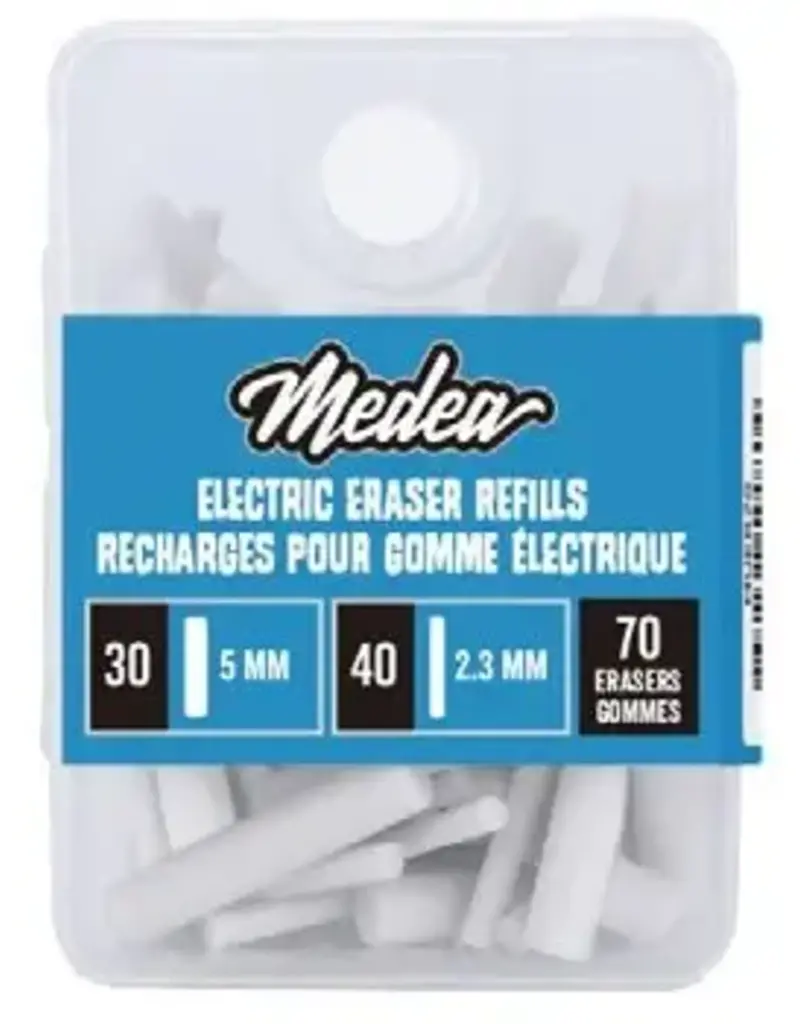 Medea USB Rechargeable Electric Eraser Refills