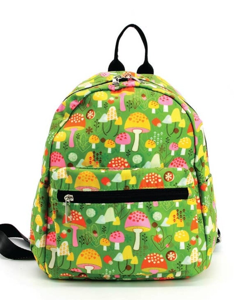 Mushroom Motif Mini Backpack