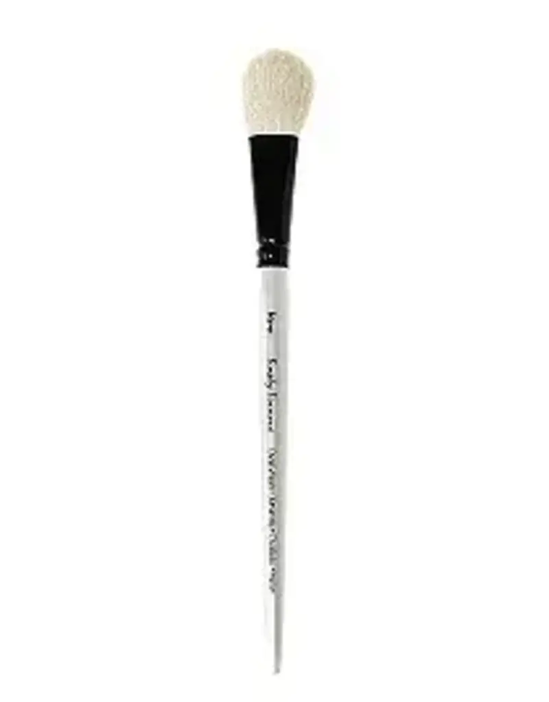 Simply Simmons Watercolor Brush White Goat Oval 3/4"