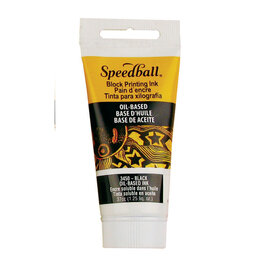 Speedball Speedball Block Printing Oil-Based Ink (1.25ml) Black