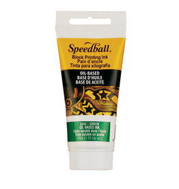 Speedball Speedball Block Printing Oil-Based Ink (1.25ml) Green