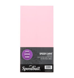 Speedball Speedball Speedy Carve Pink Block 6x12"