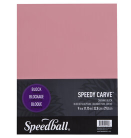 Speedball Speedball Speedy Carve Pink Block 9x11.75"