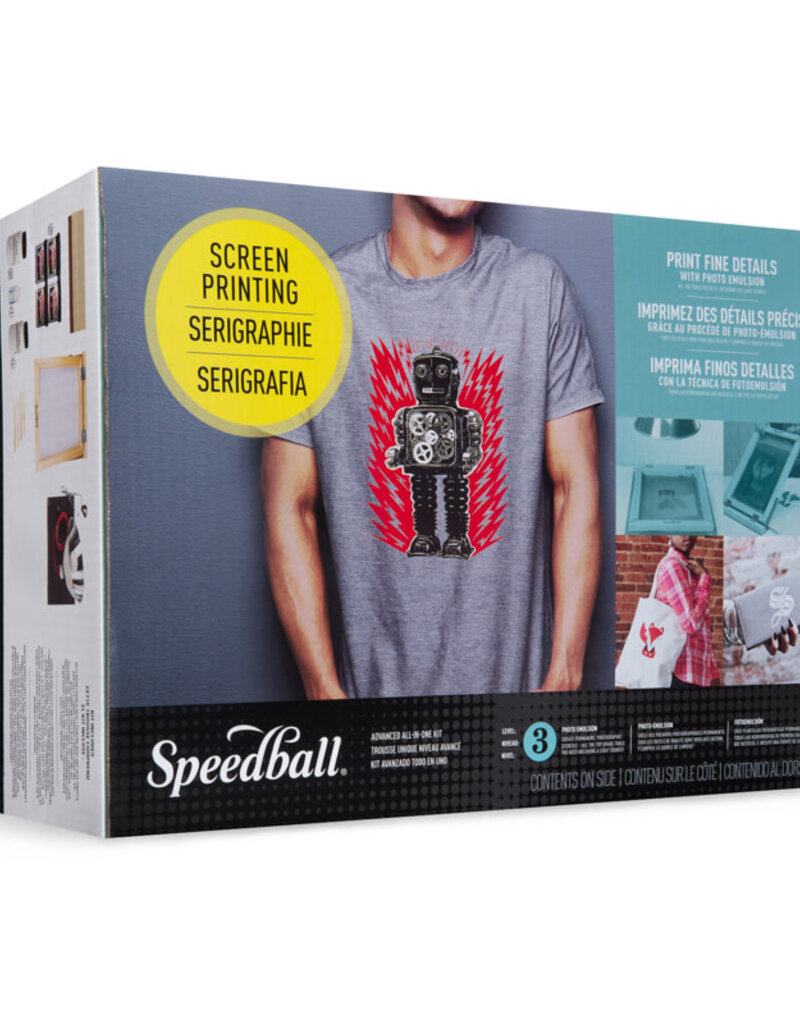 Speedball Speedball Fabric Screen Printing Advanced All-in-One Complete Set