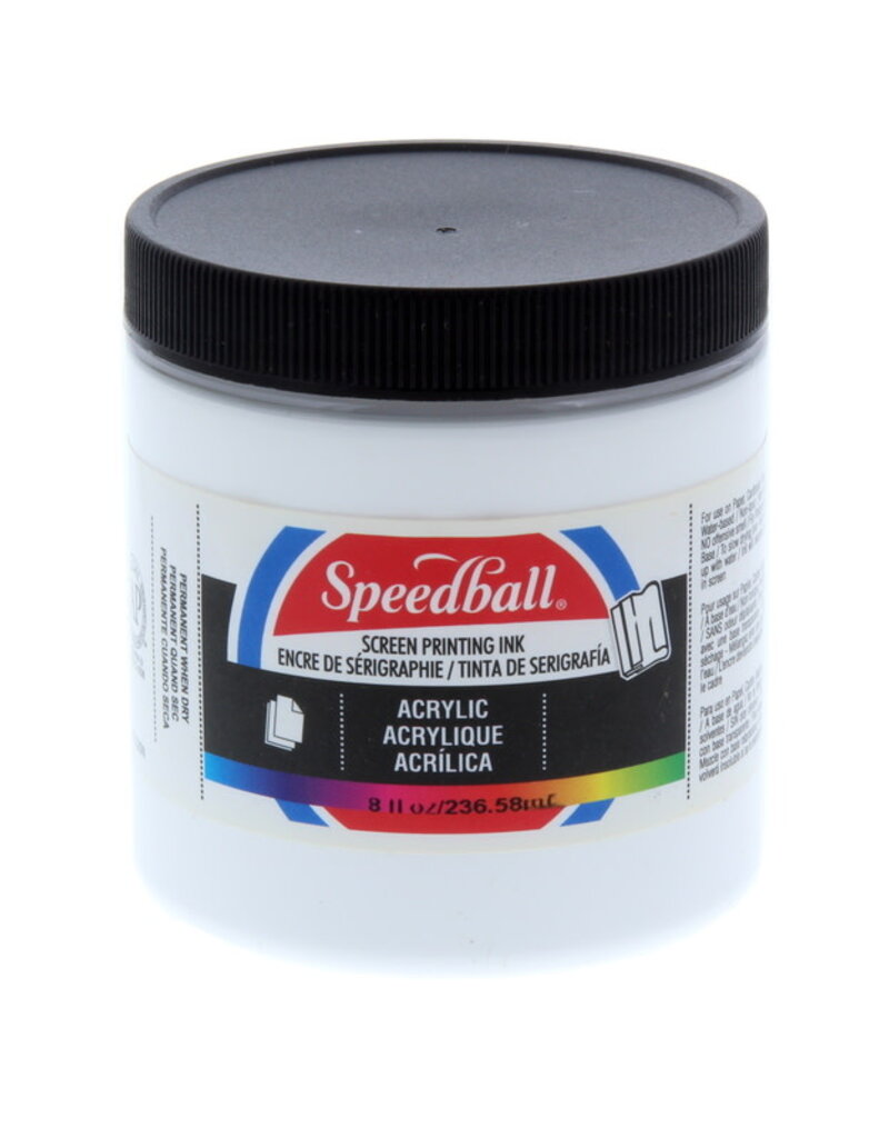 Speedball Speedball Acrylic Screen Printing Ink (8oz) White