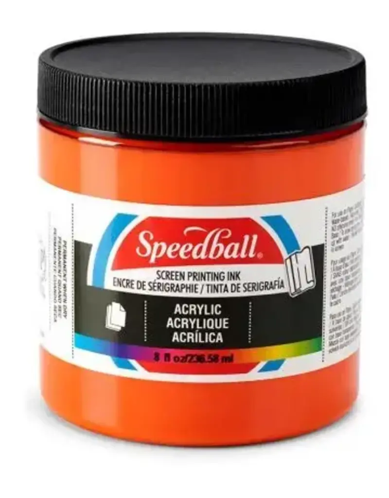 Speedball Speedball Acrylic Screen Printing Ink (8oz) Orange