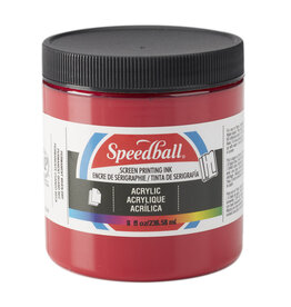 Speedball Speedball Acrylic Screen Printing Ink (8oz) Dark Red