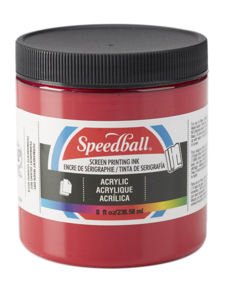 Speedball Speedball Acrylic Screen Printing Ink (8oz) Dark Red