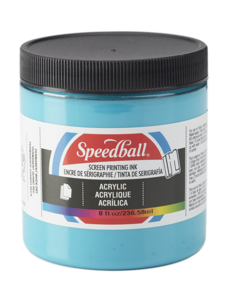 Speedball Speedball Acrylic Screen Printing Ink (8oz) Peacock Blue