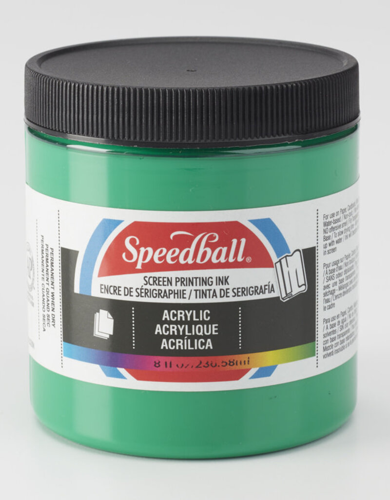 Speedball Speedball Acrylic Screen Printing Ink (8oz) Emerald Green