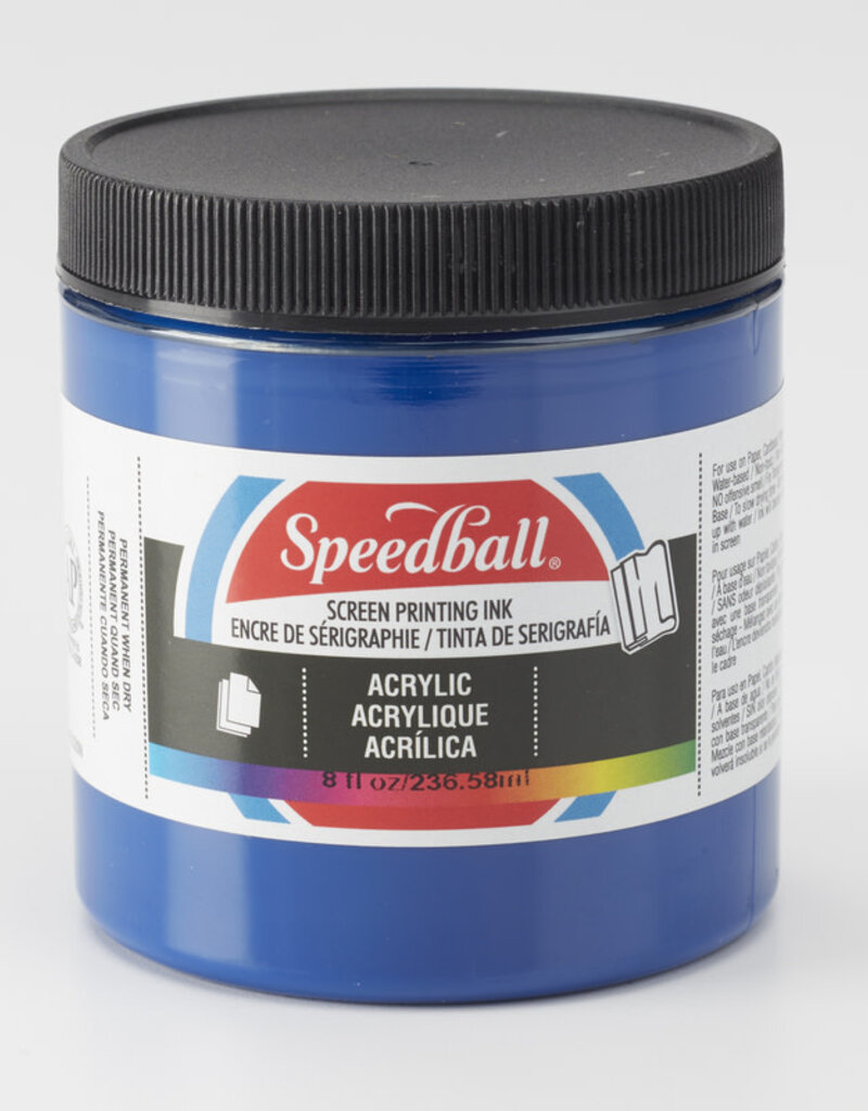 Speedball Speedball Acrylic Screen Printing Ink (8oz) Process Cyan