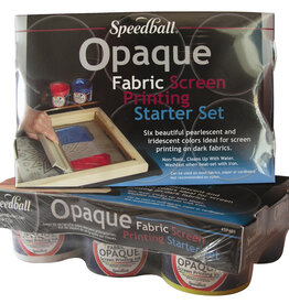 Speedball Speedball Fabric Screen Printing Inks-Opaque Starter 6 Color (4oz)