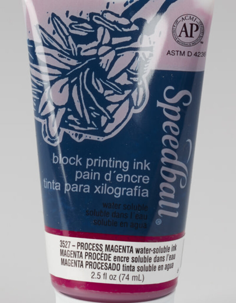 Speedball Speedball Block Printing Water-Soluble Ink (2.5oz) Process Magenta