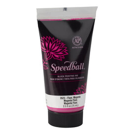 Speedball Speedball Block Printing Water-Soluble Ink (2.5oz) Fluorescent Magenta