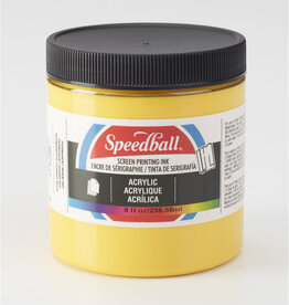 Speedball Speedball Acrylic Screen Printing Ink (8oz) Medium Yellow