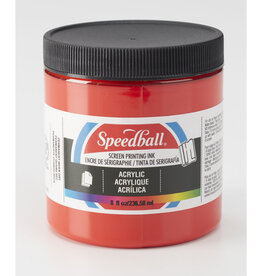 Speedball Speedball Acrylic Screen Printing Ink (8oz) Medium Red