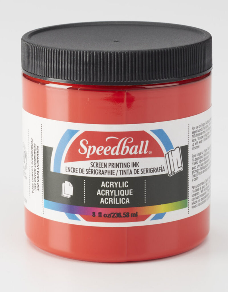 Speedball Speedball Acrylic Screen Printing Ink (8oz) Medium Red