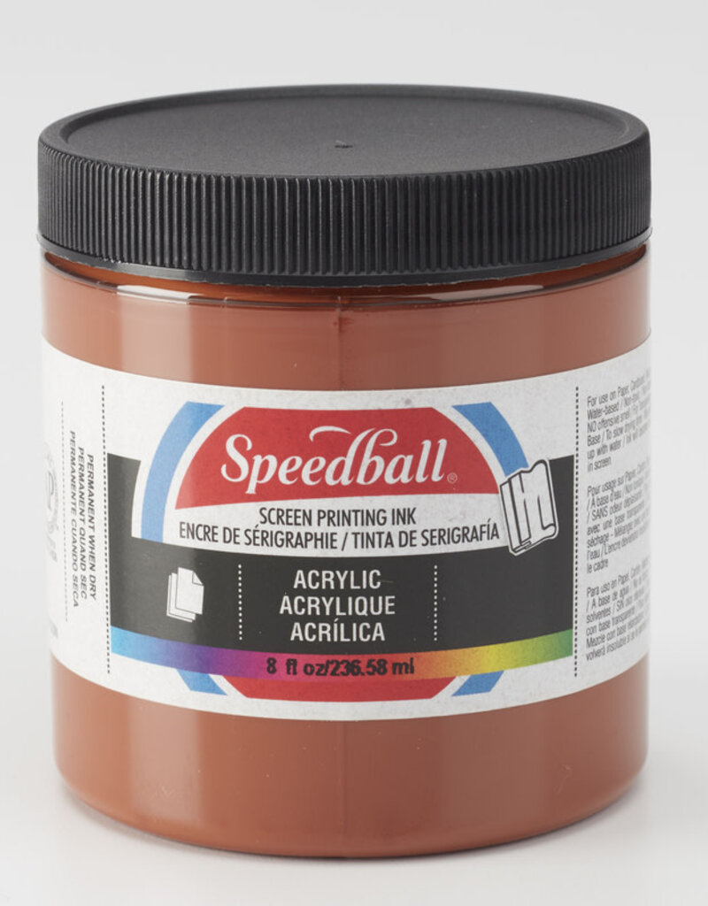 Speedball Speedball Acrylic Screen Printing Ink (8oz) Brown