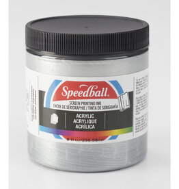 Speedball Speedball Acrylic Screen Printing Ink (8oz) Silver