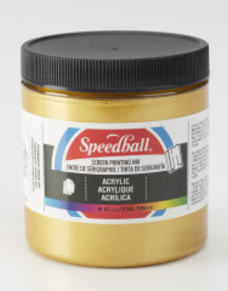 Speedball Speedball Acrylic Screen Printing Ink (8oz) Gold