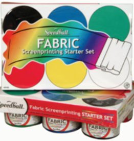 Speedball Speedball Fabric Screen Printing Inks- Starter 6 Color (4oz)