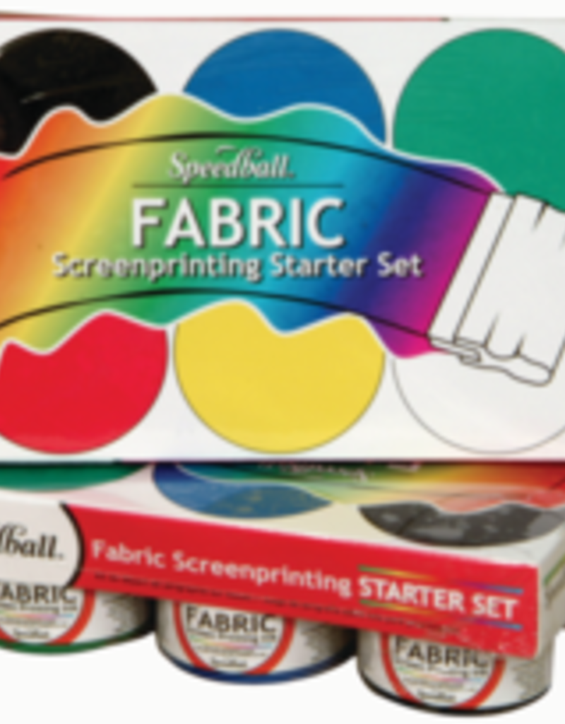 Speedball Speedball Fabric Screen Printing Inks- Starter 6 Color (4oz)