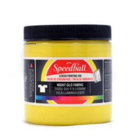 Speedball Speedball Fabric Screen Printing Ink (8oz) Nite Glo Yellow