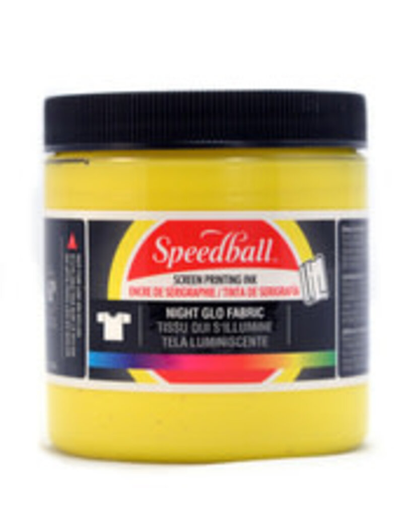 Speedball Speedball Fabric Screen Printing Ink (8oz) Nite Glo Yellow