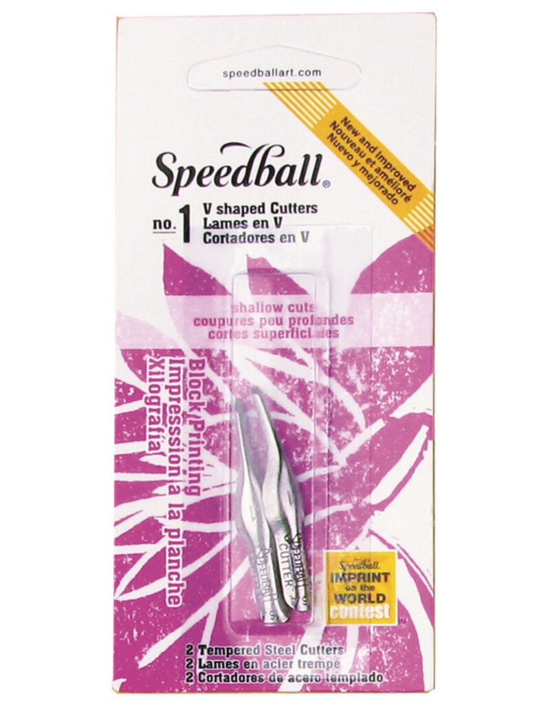 Speedball Speedball Lino Cutter Blades (2 pack) #1 (V-shaped Cutters)
