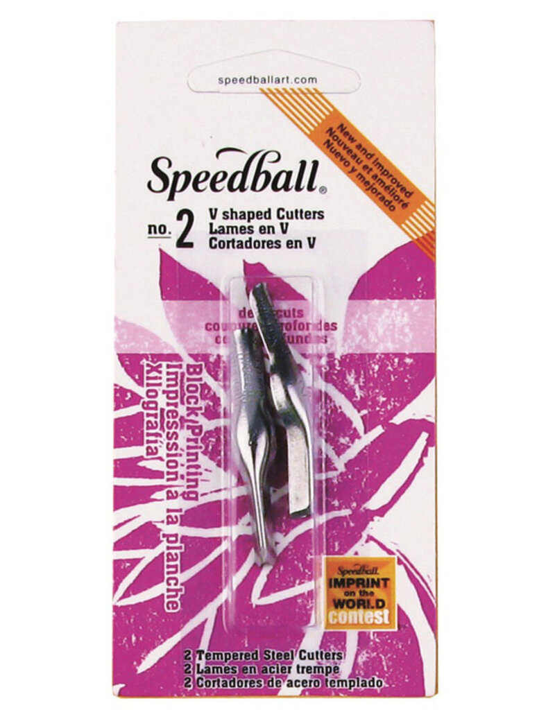 Speedball Speedball Lino Cutter Blades (2 pack) #2 (V-shaped Cutters)