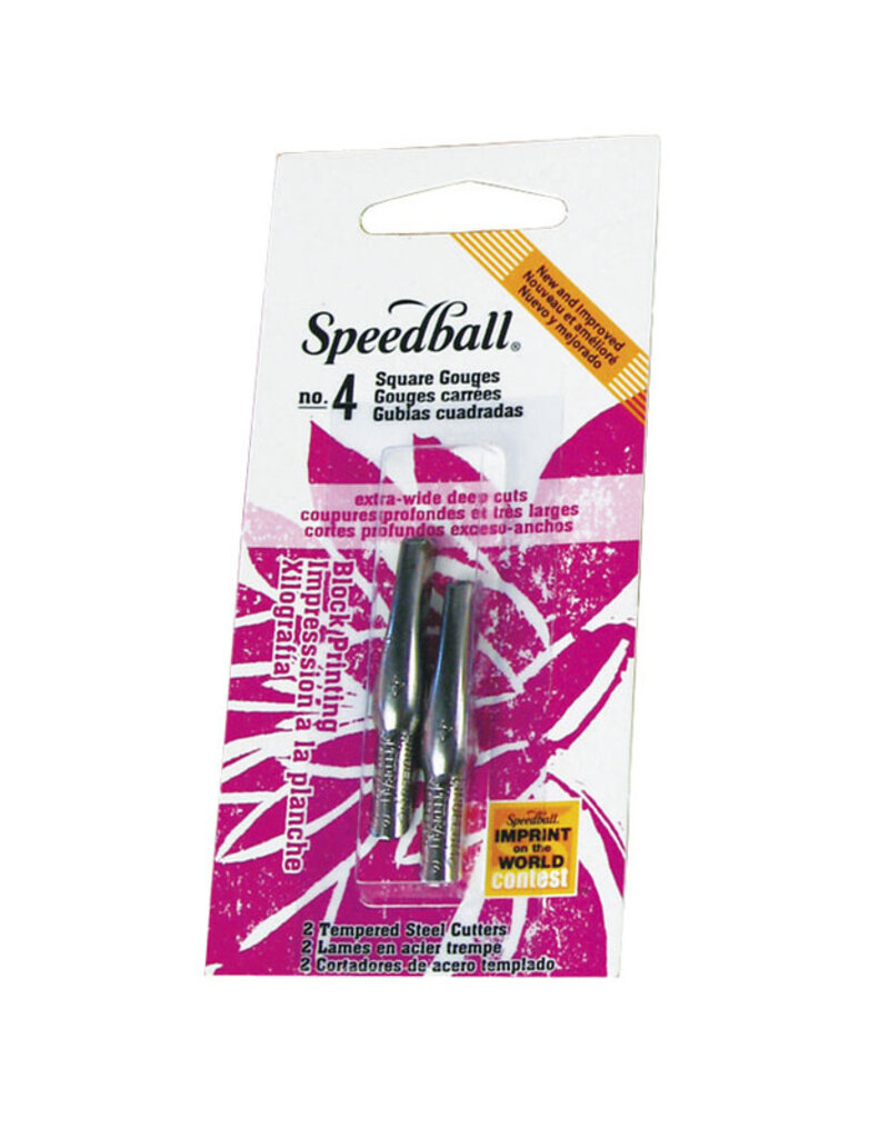 Speedball Speedball Lino Cutter Blades (2 pack) #4 (Square Gouges)