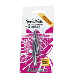 Speedball Speedball Lino Cutter Blades (2 pack) #5 (U-shaped Gouges)